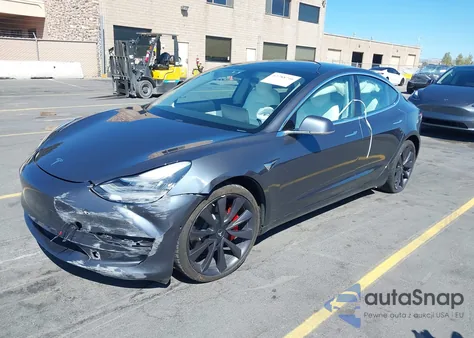 2020 Tesla Model 3 Performance Dual Motor All-Wheel Drive z USA, uszkodzony, nr VIN 5YJ3E1EC8LF641734